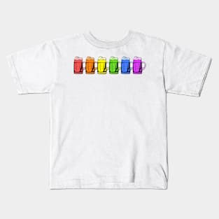 LGBT Beer Mugs Gay Pride Flag Drinking Kids T-Shirt